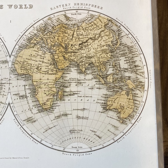 Hobby Lobby world map wall decor - Picture 3 of 3